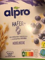 Alpro Fermentiertes Sojaprodukt mit Hafer, Heidelbeere, Plus, 400 g