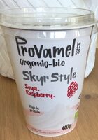 Provamel Biologischer Fermentiertes Sojaprodukt, Himbeere, Skyr-style 400g