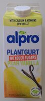 Plantgurt Pean Vanilla No Added Sugars
