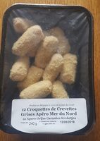 12 croquettes de crevettes grises apéro