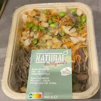 Bami goreng poulet - oeuf nouilles de soba