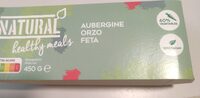 Aubergine orzo feta