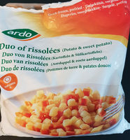 Duo of rissolées (potato & sweet potato)