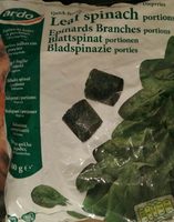 Épinards branches portions