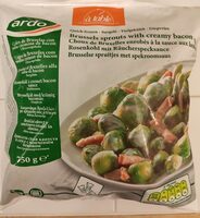 Choux de Bruxelles enrobés à la sauce aux lardons