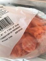 Carottes en rondelles ondulees