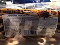 Gaufres nappées de cacao