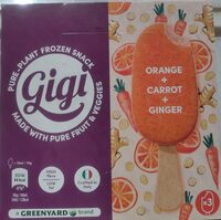 Orange + carrot + ginger