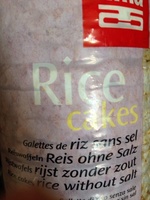 Galettes de riz sans sel