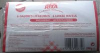 6 Gaufres Liégeoises Goût Chocolat