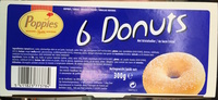 6 donuts au sucre cristal