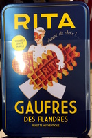 Gaufres des Flandres fourrées goût Vanille