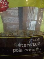 Pois cassés verts