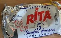 5 gaufres fourrées vanille