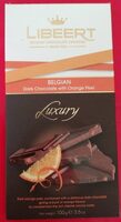 Belgian dark chocolate with orange peel