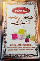 Turkish delight loukoum rose citron