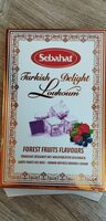 Turkish delight loukoum forest fruit flavors
