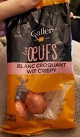 Oeuf chocolat blanc croquant