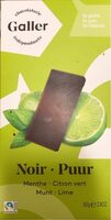 Noir menthe citron vert