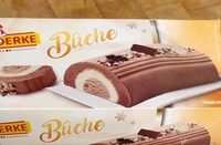 Bûche vanille chocolat praliné