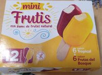 Mini frutis sabor tropical y frutas del bosque