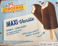 Maxi vanille avec glaçage au cacao