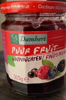 Puur fruit/woudvruchten