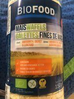 Damhert Biofood Maiswafels