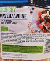 Crunchy avoine