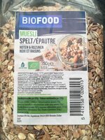 Muesli spelt/Épautre