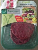 Burger au betterave rouge
