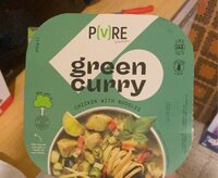 Green curry chicken with noodles