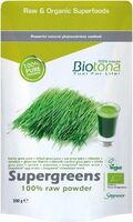 Supergreens Mélange De Poudre Détox Bio - 200 G - Biotona