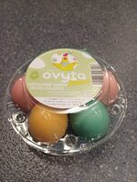 Œufs durs et colorés
