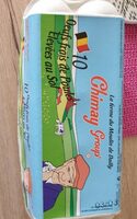 Œufs frais de poule Élevées au sol