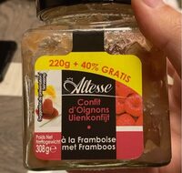 Confit d’oignons framboises