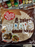 Poco Loco Whole Wheat Bakery Wraps 245 G (4 Pieces)