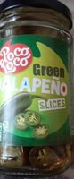 Green jalapeno slices