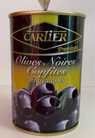 Olives noires confites denoyautées