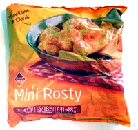 Mini Rosty - Galettes de pommes de terre râpées assaisonnées