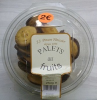 Palets aux fruits