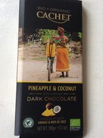 Chocolat noir ananas & noix de coco