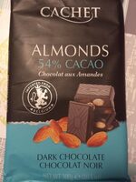 Dark chocolate with almonds 54%