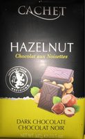 Chocolat noir aux noisettes