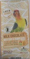 Milk Chocolate with kiwi & mango 40% cacao