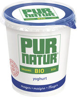 Yogur natural desnatado ,m.g. ecológico