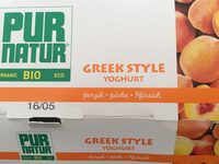 Greek style yoghurt
