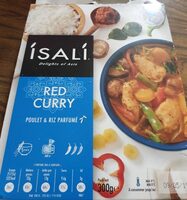 Red curry poulet et riz parfumé