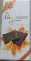 The Belgian Tablettes Noir Eclats D'orange 25X100G
