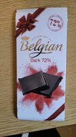 The Belgian Tablettes Noir 72% 25X100G